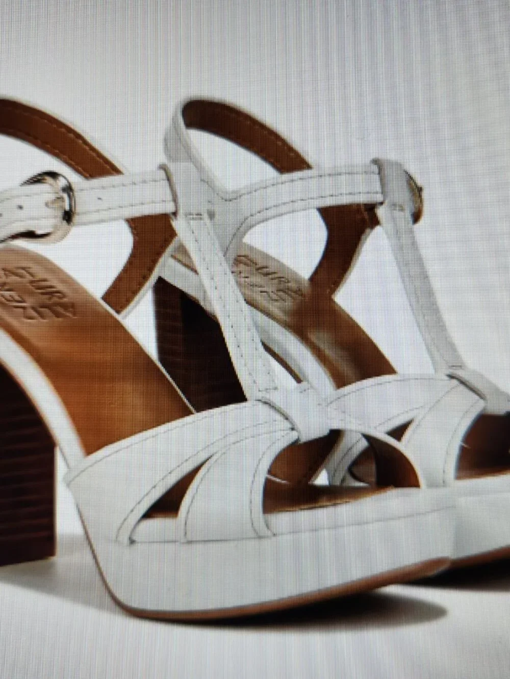 Naturalizer White Leather